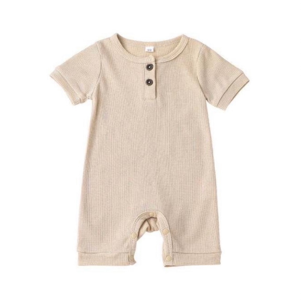 Tan baby romper